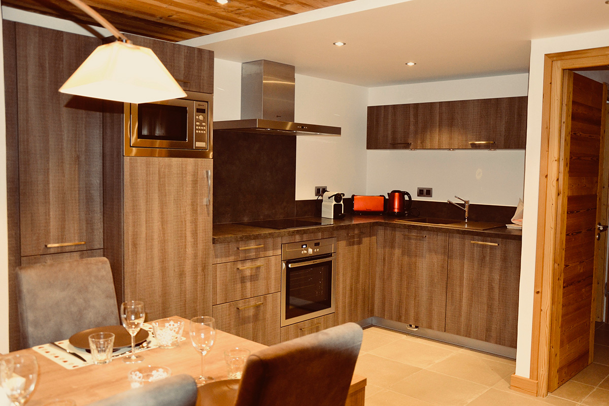 Cuisine équipée Appartement Le Galtar Megève